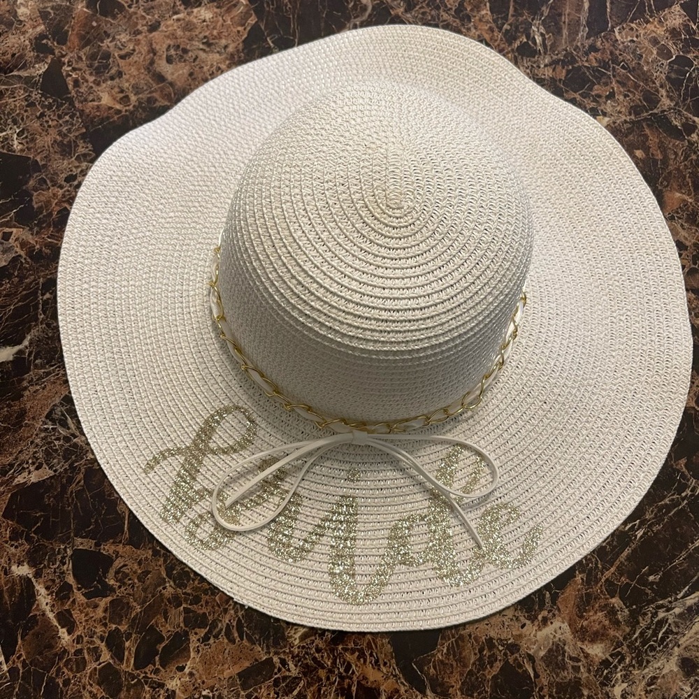 White Bride Hat